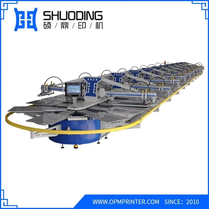 Oval Automatic Screen Printing Machine